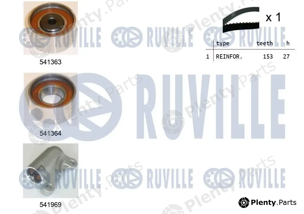 Ruville 550308 — Timing Belt Kit