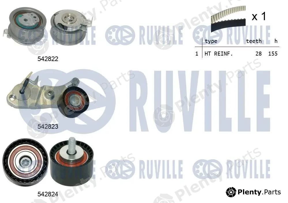 Ruville 550502 — Timing Belt Kit