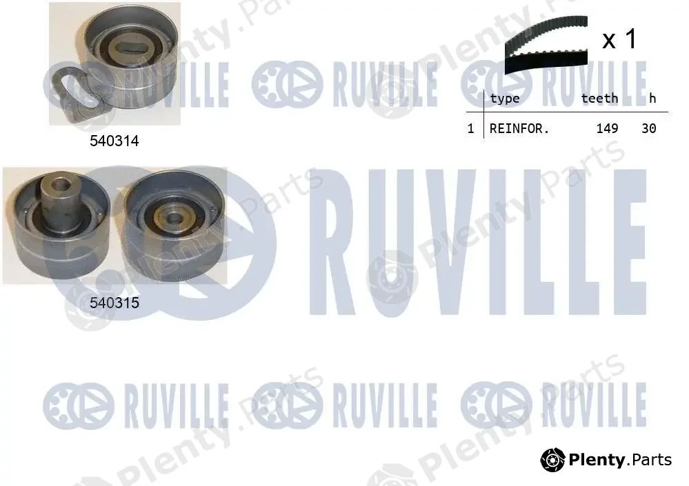 Ruville 550208 — Timing Belt Kit
