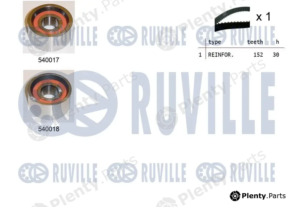 Ruville 550023 — Timing Belt Kit