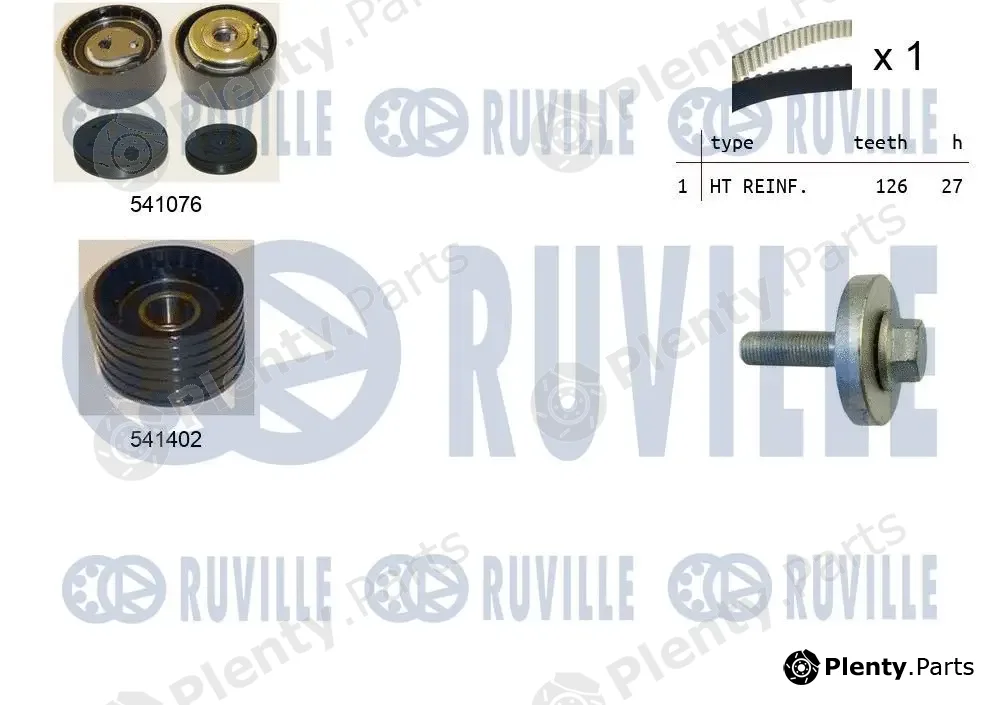 Ruville 550278 — Timing Belt Kit