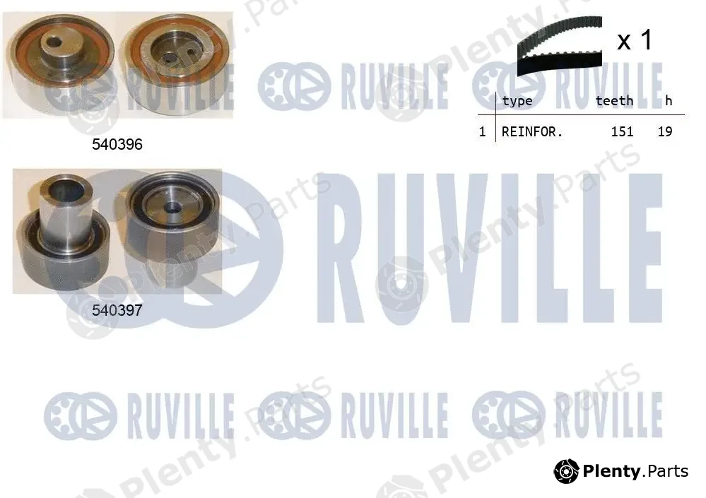 Ruville 550490 — Timing Belt Kit