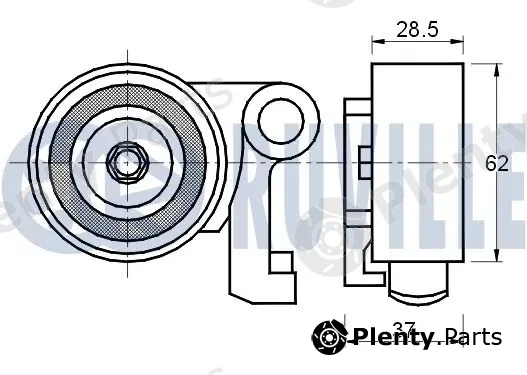 Ruville 541018 — Tensioner Pulley, timing belt