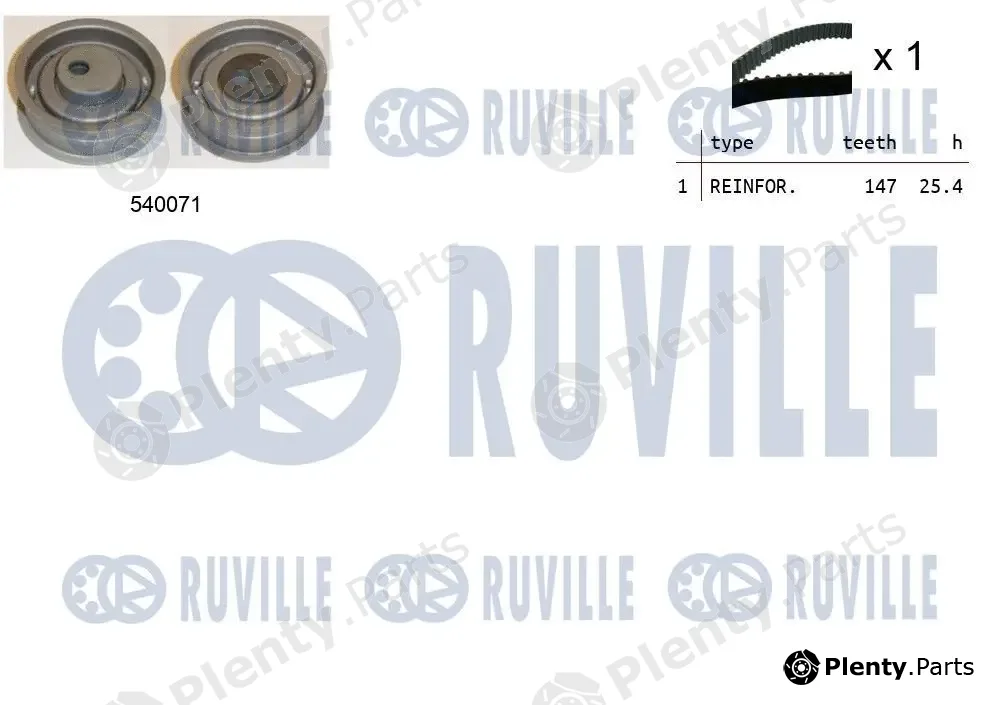 Ruville 550186 — Timing Belt Kit