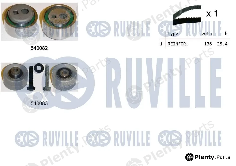 Ruville 550093 — Timing Belt Kit