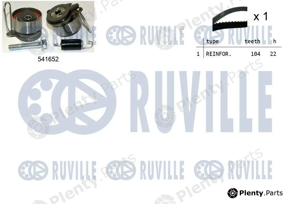 Ruville 550409 — Timing Belt Kit