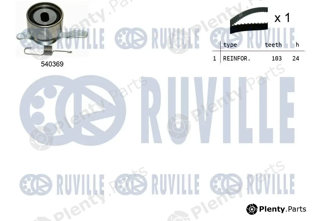 Ruville 550092 — Timing Belt Kit