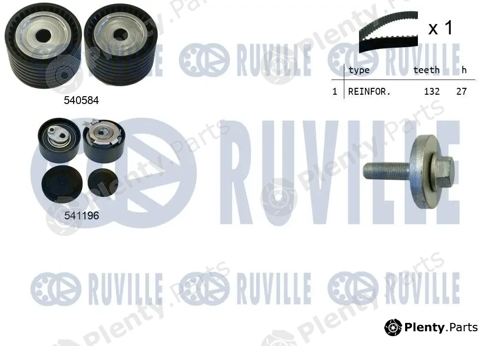 Ruville 550109 — Timing Belt Kit