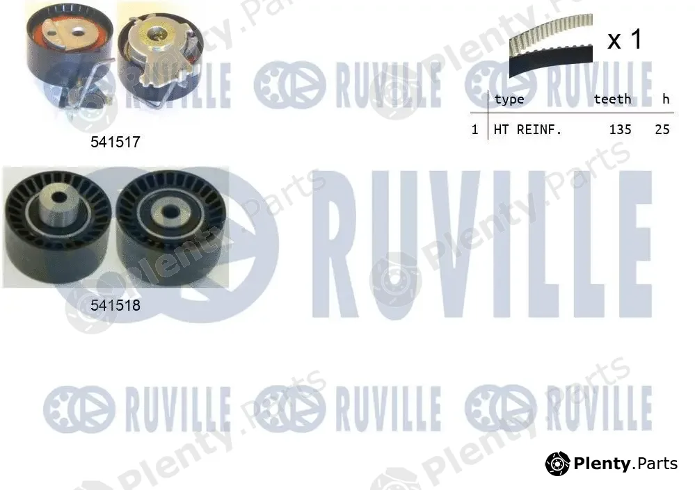 Ruville 550287 — Timing Belt Kit