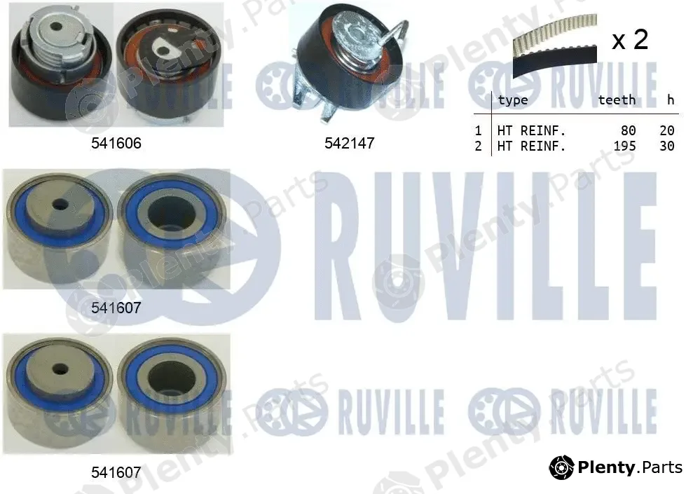 Ruville 550397 — Timing Belt Kit