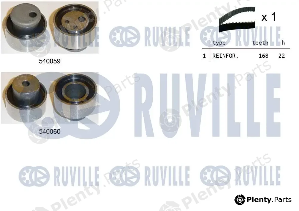 Ruville 550003 — Timing Belt Kit