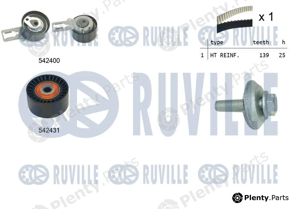 Ruville 550379 — Timing Belt Kit