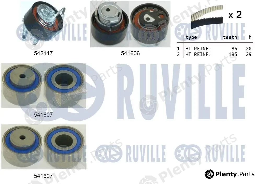 Ruville 550322 — Timing Belt Kit
