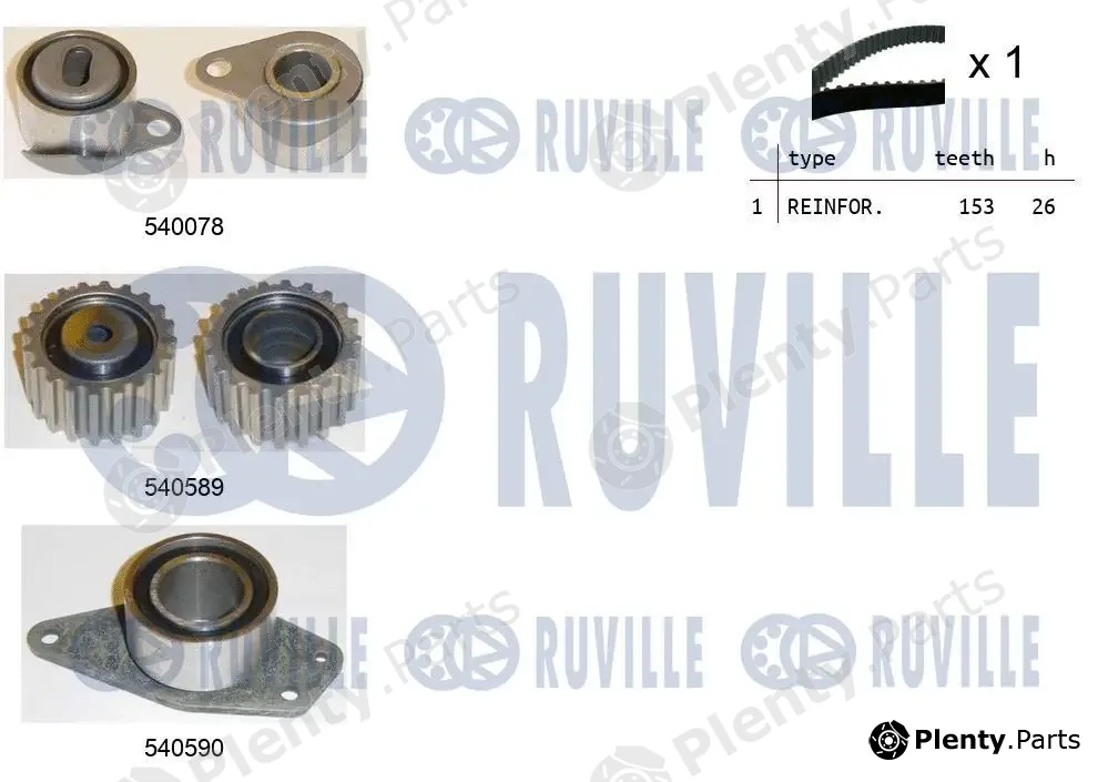 Ruville 550021 — Timing Belt Kit