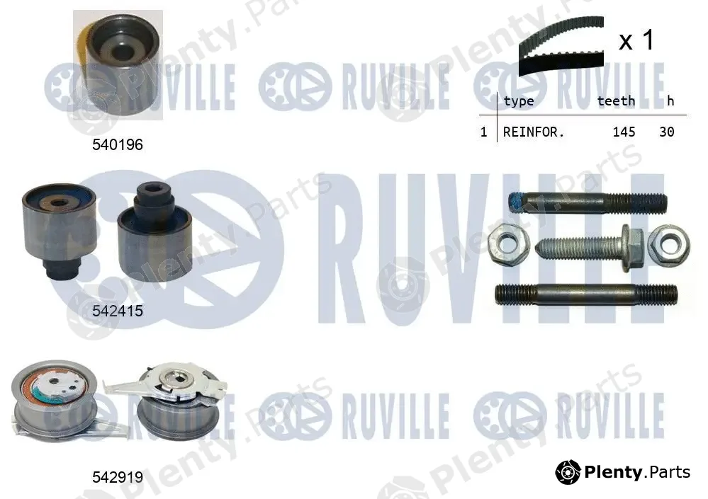 Ruville 550498 — Timing Belt Kit