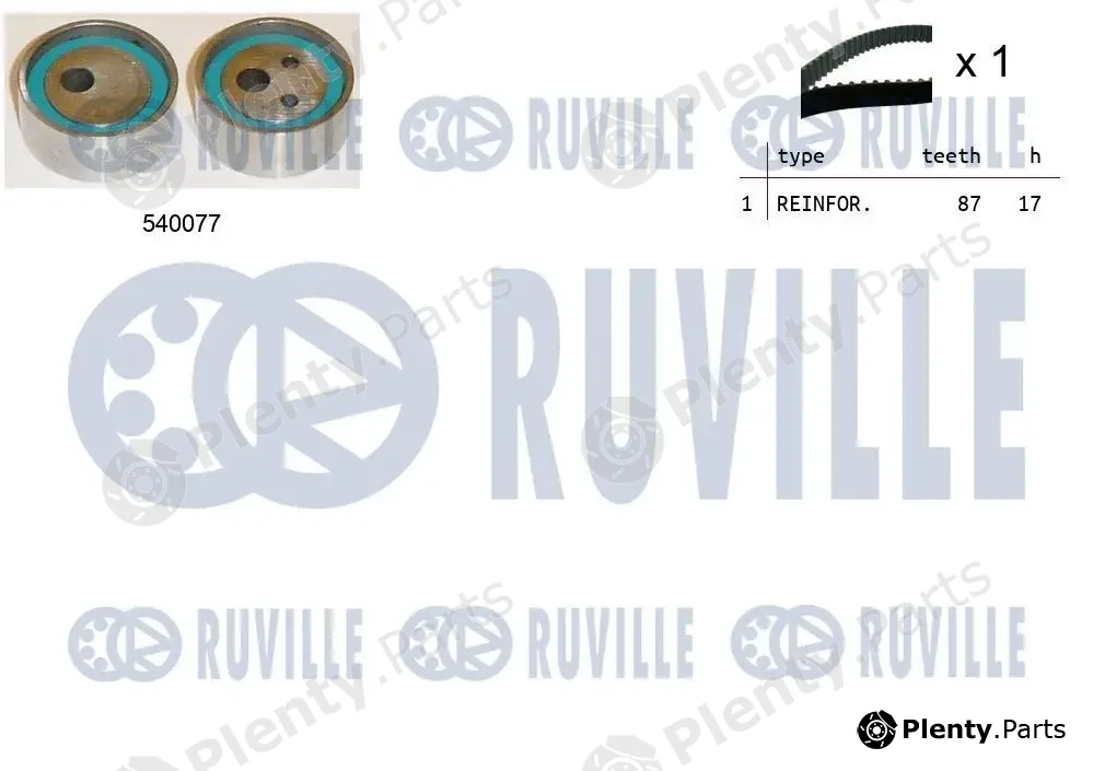 Ruville 550010 — Timing Belt Kit
