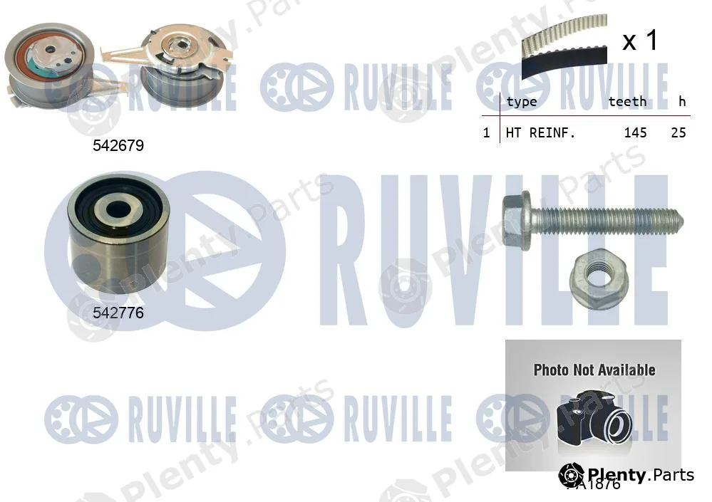 Ruville 5503913 — Water Pump & Timing Belt Kit