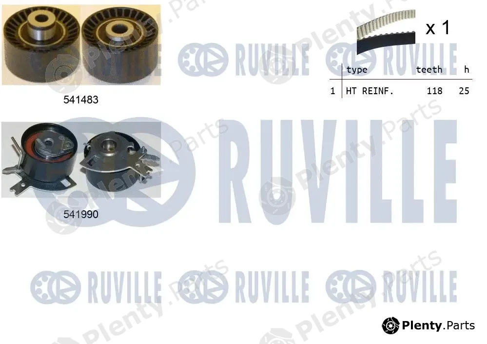 Ruville 550280 — Timing Belt Kit