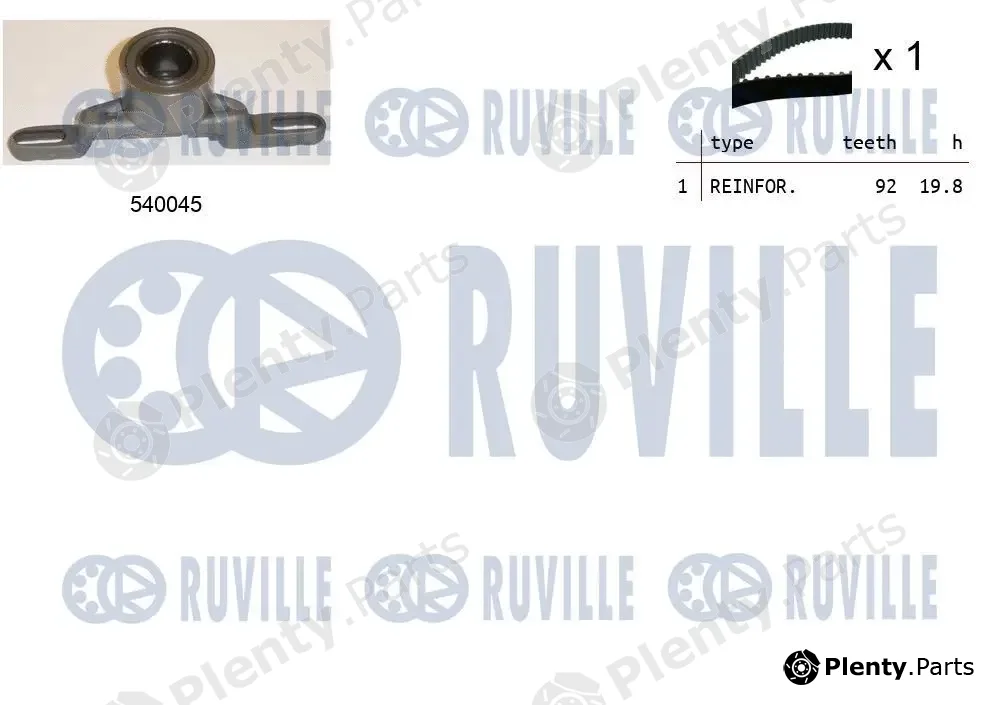 Ruville 550075 — Timing Belt Kit
