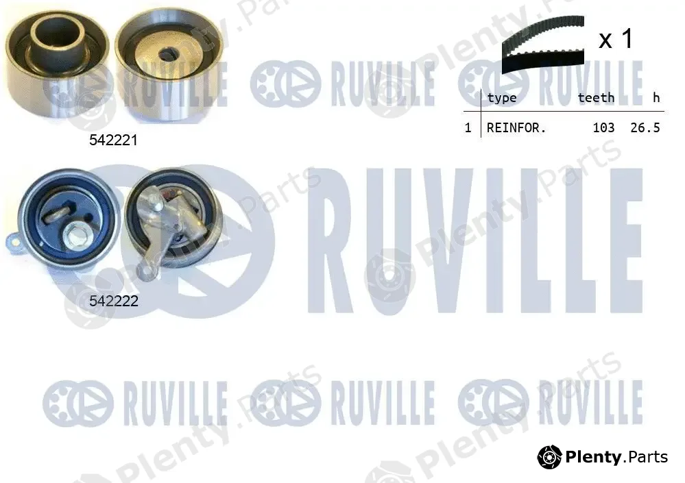 Ruville 550430 — Timing Belt Kit