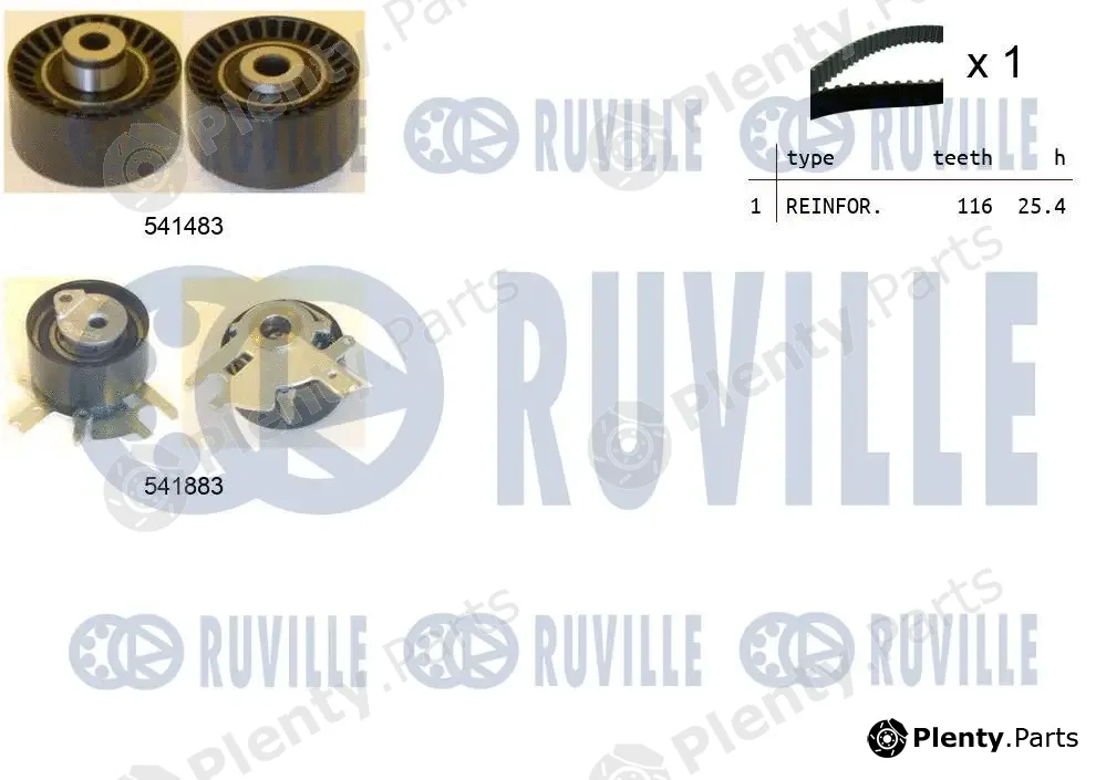 Ruville 550296 — Timing Belt Kit