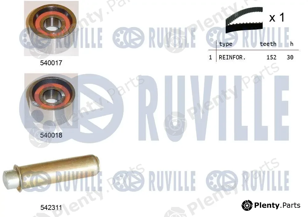 Ruville 550392 — Timing Belt Kit
