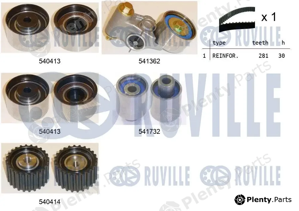 Ruville 550464 — Timing Belt Kit