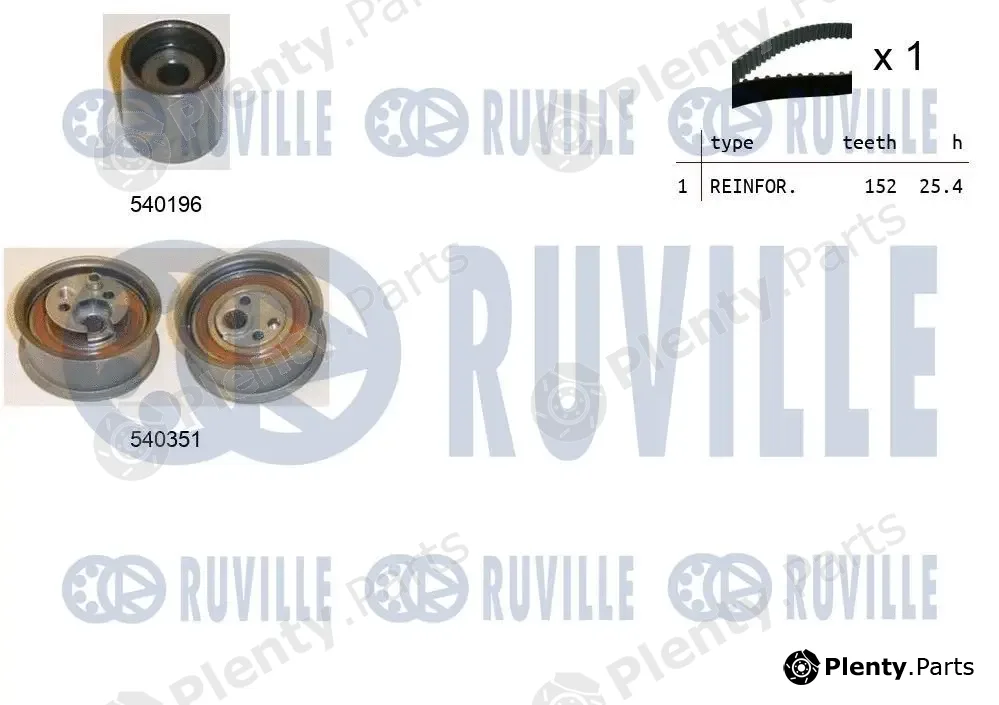 Ruville 550252 — Timing Belt Kit