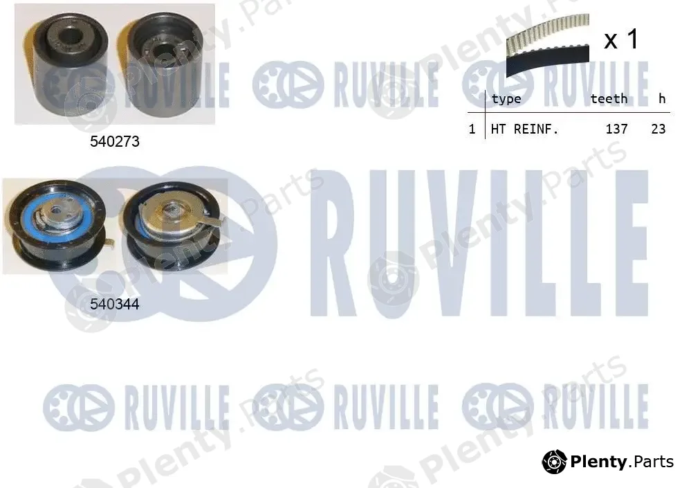 Ruville 550135 — Timing Belt Kit