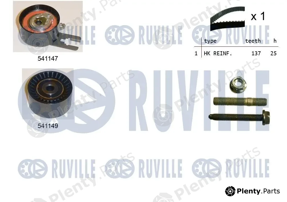 Ruville 550058 — Timing Belt Kit