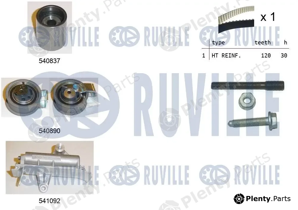 Ruville 550138 — Timing Belt Kit