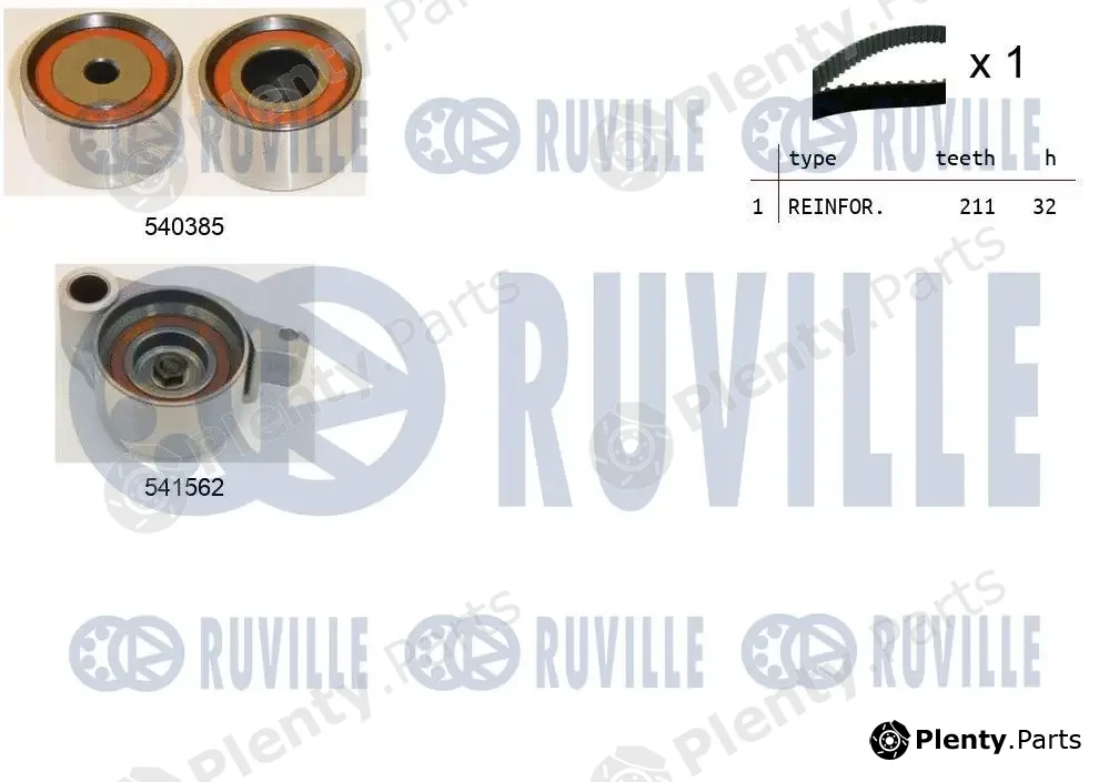 Ruville 550418 — Timing Belt Kit