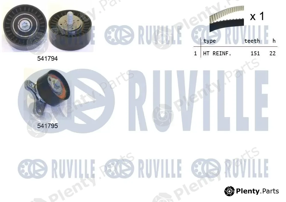 Ruville 550338 — Timing Belt Kit