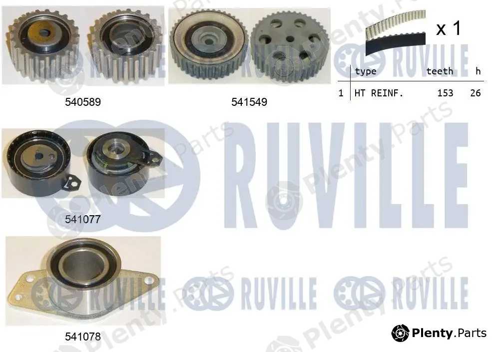 Ruville 550238 — Timing Belt Kit