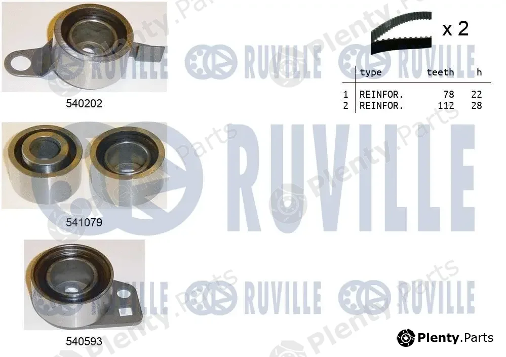 Ruville 550159 — Timing Belt Kit