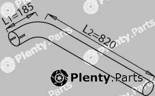 Dinex 21606 — Exhaust Pipe