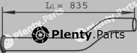 Dinex 21254 — Exhaust Pipe