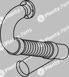 Dinex 21189 — Exhaust Pipe