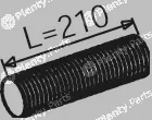 Dinex 47111 — Exhaust Pipe