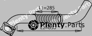 Dinex 21159 — Exhaust Pipe