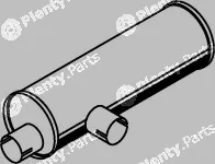 Dinex 44383 — Centre/Rear Muffler