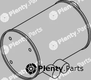Dinex 21385 — Centre/Rear Muffler