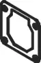 Dinex 32811 — Gasket, exhaust pipe
