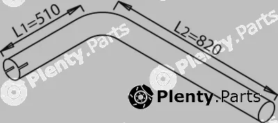 Dinex 21601 — Exhaust Pipe