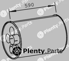 Dinex 47309 — Centre Muffler
