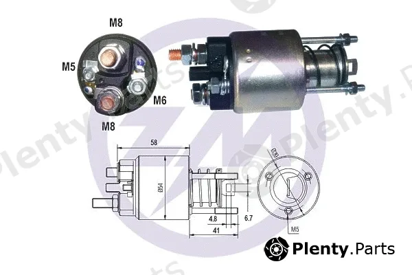 ERA ZM2396 — Solenoid Switch, starter