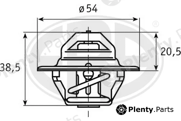 ERA 350170 — Thermostat, coolant