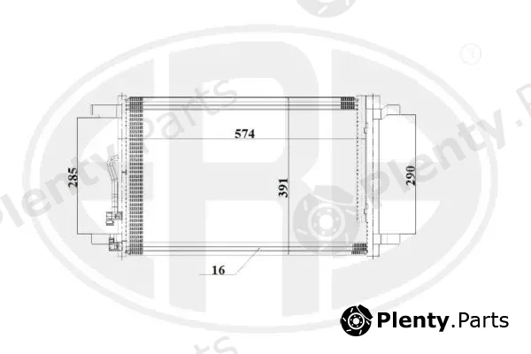 ERA 667198 — Condenser, air conditioning