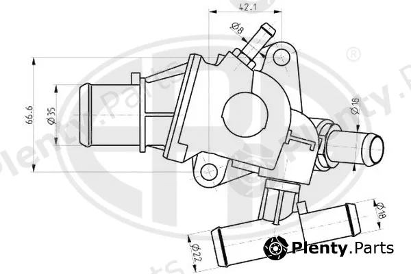 ERA 350339 — Thermostat, coolant