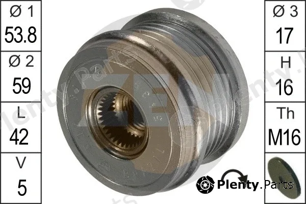 ERA ZN5435 — Alternator Freewheel Clutch